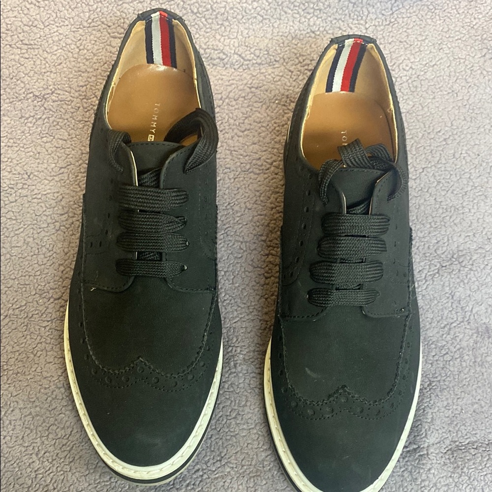 Tommy Hilfiger Black Brogue Sneakers